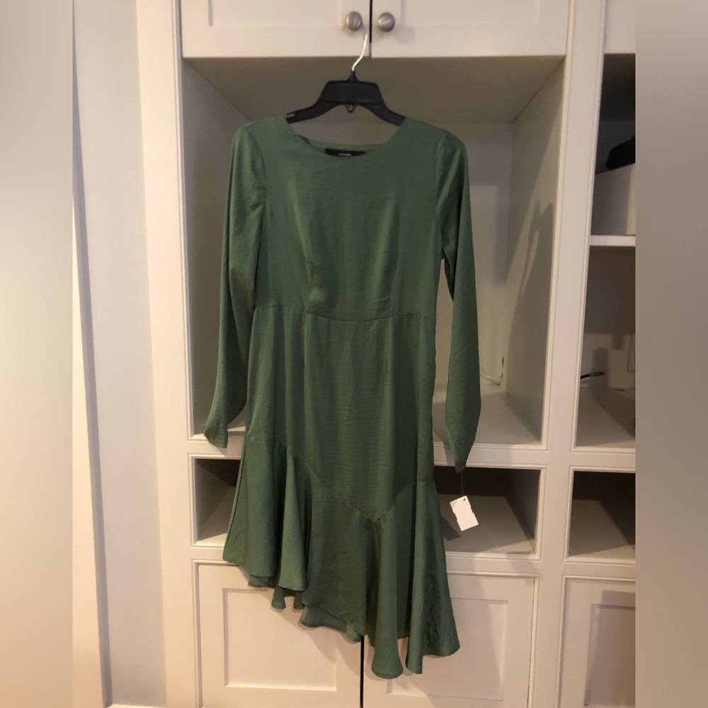 Vero Moda Green Long Sleeve Dress